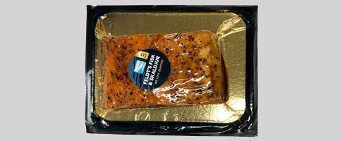 9473 - Varmrökt citronpepparlax portionsbit med skinn